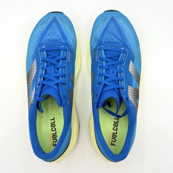 NEW New Balance Men's FuelCell Rebel v4 Running Shoes MFCXLQ4 Blue Yellow - Picture 7 of 14